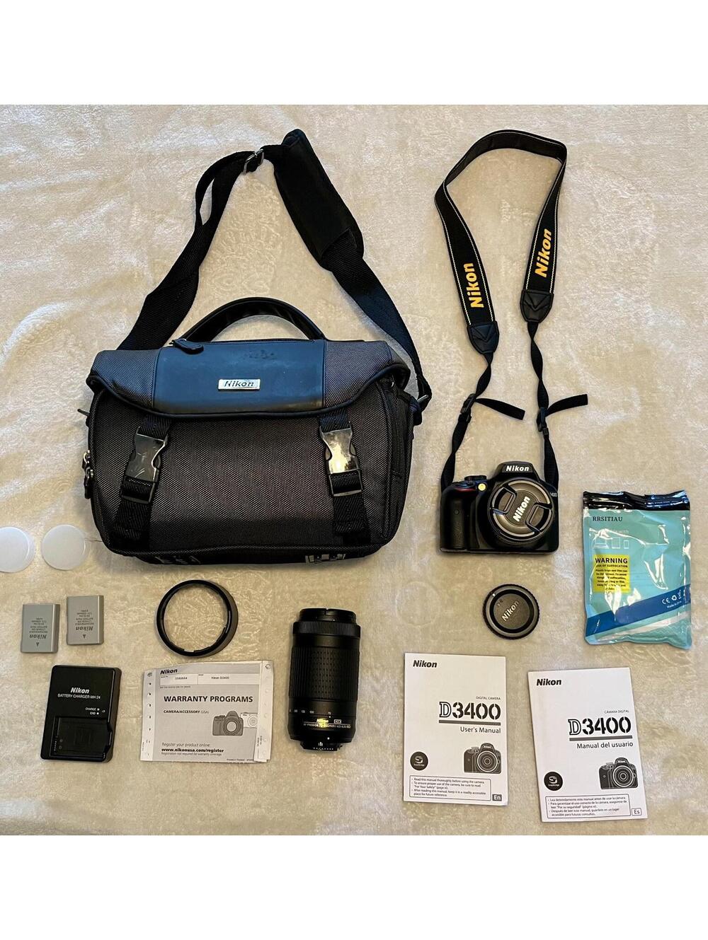 Nikon D3400 24.2MP DSLR Digital Camera Kit with 170-300mm Lens